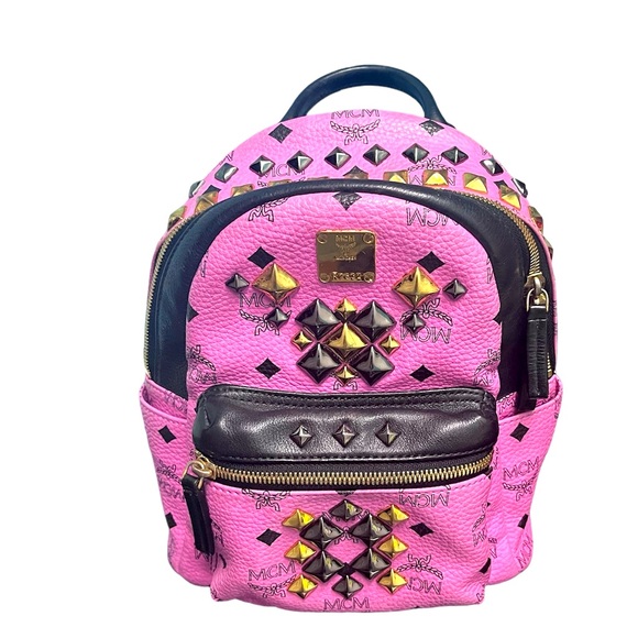 MCM Handbags - MCM Visetos Mini Backpack